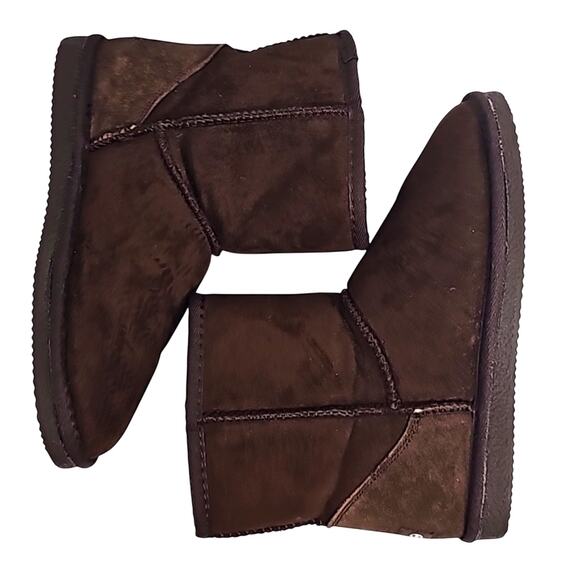 Lamo Womens's Classic 6" Tall Premium Faux Fur Brown Fashion Winter Boot Size 7 - Picture 4 of 8